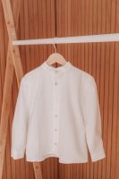 Camisa de criança em algodão de meia gola